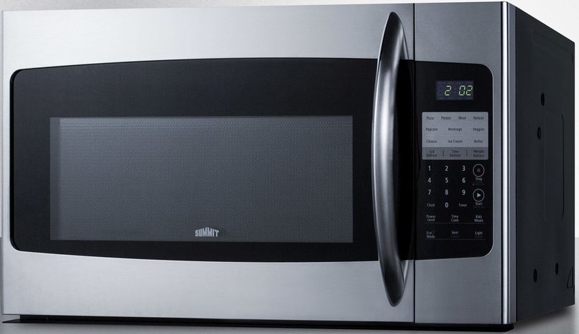 microwave ドレス Summit® 1.6 Cu. Ft. Stainless Steel Over The Range Microwave