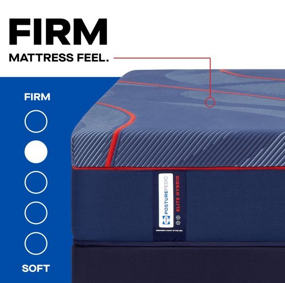 Sealy® Posturepedic® Elite High Point II Hybrid 14" Firm Tight Top Queen Mattress-4