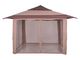 Furniture of America® Genoa Brown Pop Up Gazebo-0