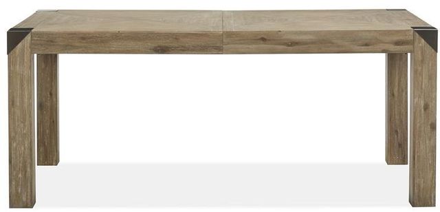 Magnussen Home® Ainsley Cerused Khaki Rectangular Dining Table-1
