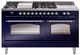 Ilve® Nostalgie II Series 60" Midnight Blue Pro Style Dual Fuel Range-0