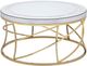Coaster® Elise Gold Coffee Table-0