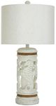 StyleCraft Main Sail White/White Table Lamp-0