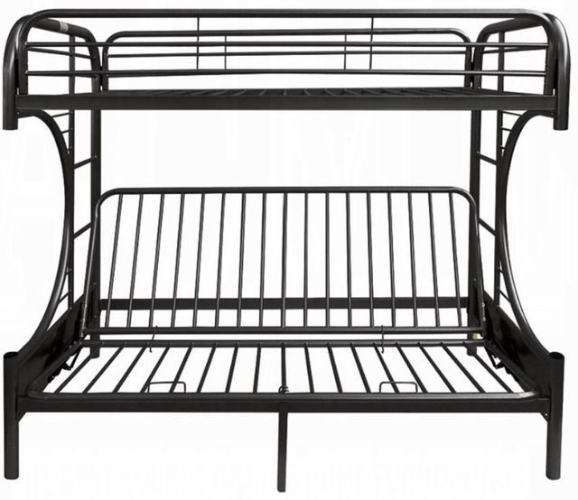 ACME Furniture Eclipse Black Twin XL Over Queen Futon Youth Bunk Bed-3