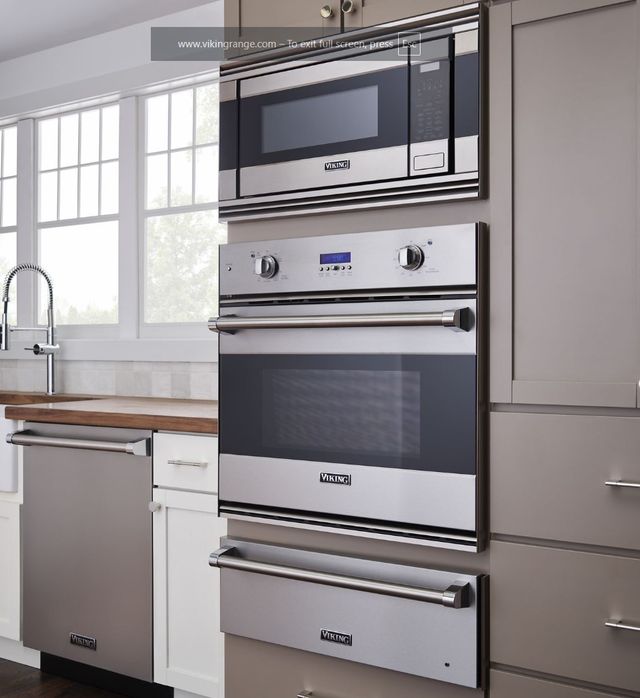 Viking® 3 Series 30" Antique Bronze Warming Drawer-3