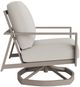 Bassett® Furniture Customizable Morris Fabric Outdoor Swivel Rocker Chair-2