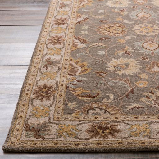 Surya Caesar Gray Multi Floral 5'x8' Area Rug-4