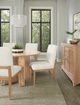 LM Co Home By Vaughan-Bassett Crafted Cherry by Ben & Erin Napier Bleached Cherry/White Upholstered Side Chair-3