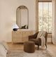 Renwil® Warren Matte Black Accent Mirror-1