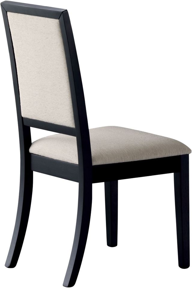 Coaster® Louise 5-Piece Black/Cream Dining Set-2