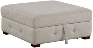 Homelegance Raife Taupe Storage Ottoman