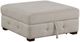 Homelegance® Raife Taupe Storage Ottoman-0