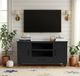 Legends Home Real Cozy Liberty Seal Skin Black Fireplace Console-1