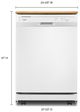 Whirlpool® 24" Heavy Duty Portable Dishwasher White with 1-Hour Wash Cycle-2