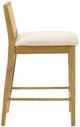 Armen Living Tobias Amber Glow/White Counter Stool-3