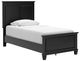 Signature Design by Ashley® Lanolee 3-Piece Black Twin Panel Bedroom Set-1
