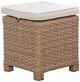 John Thomas Furniture® Parks Biscayne 2-Piece Beige Wicker Outdoor Counter Stool Set-1