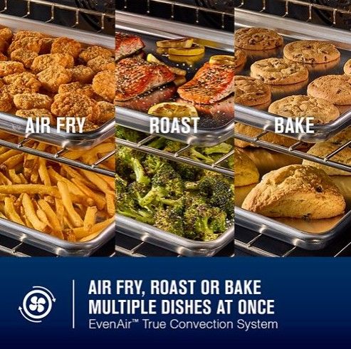 Maytag® 30” Fingerprint Resistant Stainless Steel Oven/Micro Combo Electric Wall Oven with EvenAir™ True Convection System-5