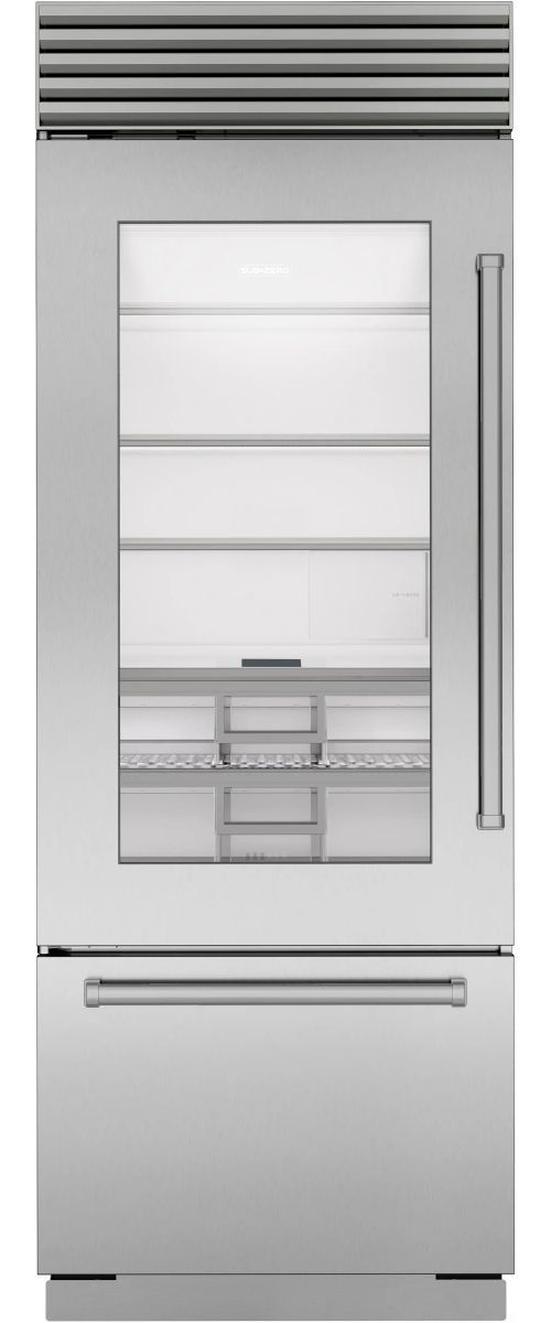 Sub-Zero® Classic Series 30" 17 Cu. Ft. Stainless Steel Built-In Bottom Freezer Refrigerator-0