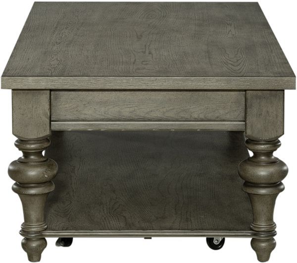 Liberty Furniture Americana Farmhouse 3-Piece Dusty Taupe Occasional Table Set-2