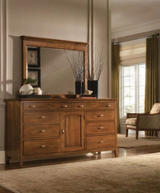 Kincaid® Cherry Park Natural Cherry Portrait Mirror-1