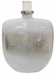 A & B Home Clear/Silver Lidded Bottle-2