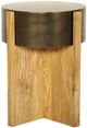 Parker House® Aspen Bronze End Table with Brown Base-0