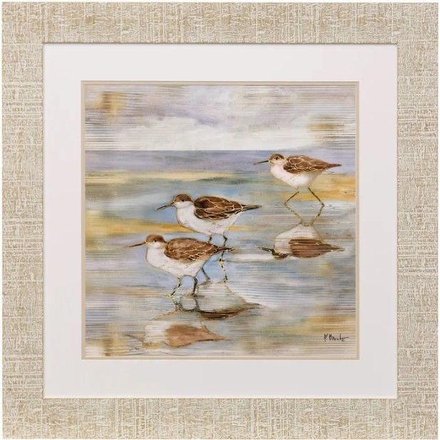 Stylecraft Golden Sandpipers II Framed Print-0