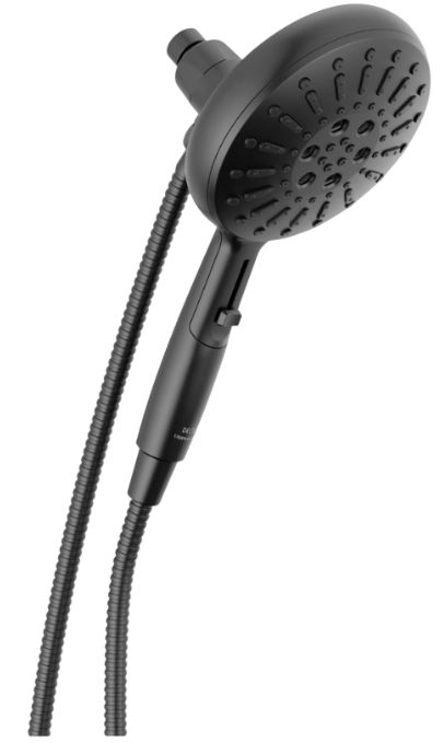 Delta Matte Black 1.75 GPM 7-Setting SureDock® Magnetic Hand Shower-0