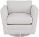 Fairfield® Customizable Libby Langdon Daniels Swivel Chair with Nickel Metal Base-1