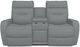 La-Z-Boy® Baron Graphite Manual Wall Reclining Loveseat with Console-1