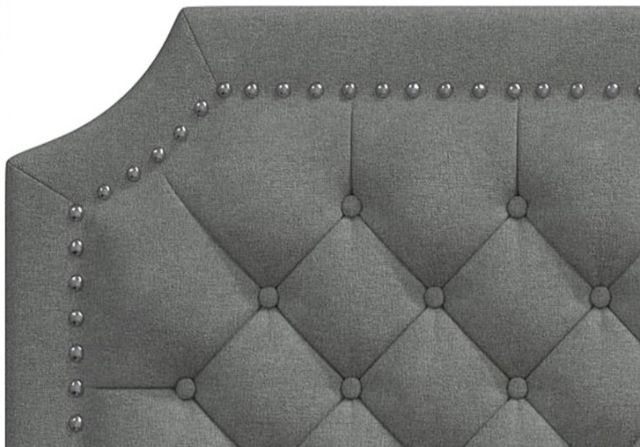 American Wholesale Furniture Hanfield Stone King Upholstered Bed-3