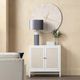 Crestview Collection Sandy Shores White Cabinet-1