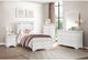 Mazin Furniture Lana White Twin Panel Bed-2