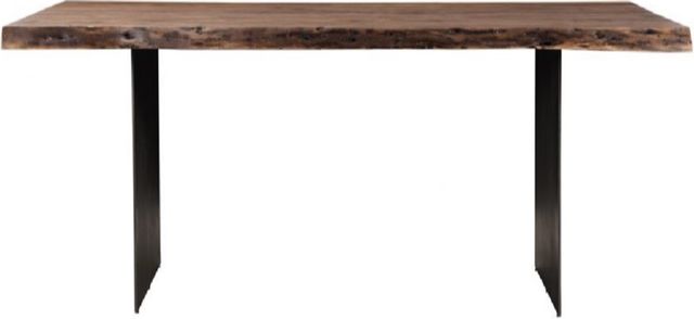 Moe's Home Collection Howell Brown Dining Table with Black Iron Legs-1