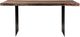 Moe's Home Collection Howell Brown Dining Table with Black Iron Legs-1