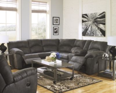 Signature Design by Ashley® Tambo Pewter Rocker Recliner-3