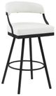 Homelegance® Crowley White Pub Swivel Chair-0