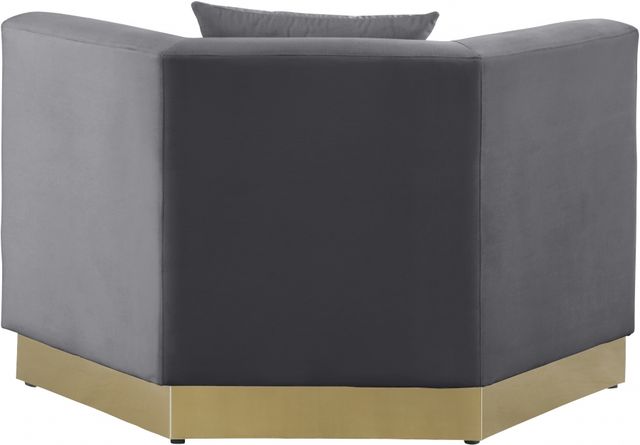 Meridian Furniture Marquis Grey Velvet Chair-3