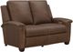 BarcaLounger® Briar Clifton Chocolate Leather Power Reclining Loveseat-0