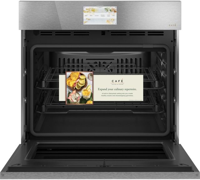 Café™ Minimal Series 30" Platinum Glass Built In Convection Single Electric Wall Oven-3