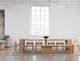 Transformer Table Transformer Scandinavian Oak Extendable Dining Bench-3