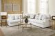 Signature Design by Ashley® Wynncroft Manor 3-Piece Chalk Curved Sectional-1