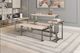 Horizon Home® Spectrum Onyx Stone Top Sofa Table with Metal Base-2