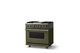 Viking® 5 Series 36" Martini Pro Style Dual Fuel (NG) Range with Polished Chrome Trim-2