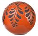 A & B Home 6-Piece Black/Orange Marbleized Ball Set-2