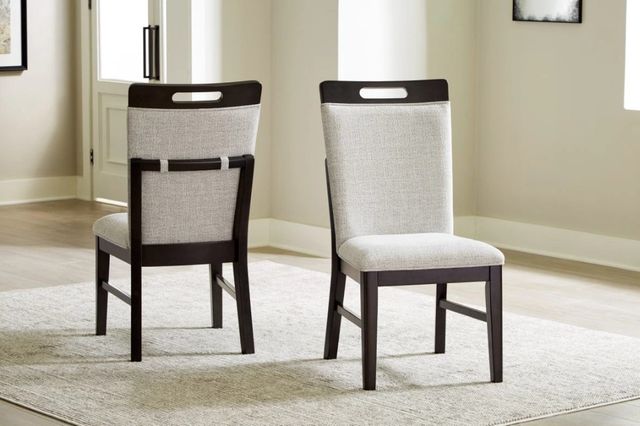 Signature Design by Ashley® Neymorton Brown/Light Gray Dining Side Chair-4