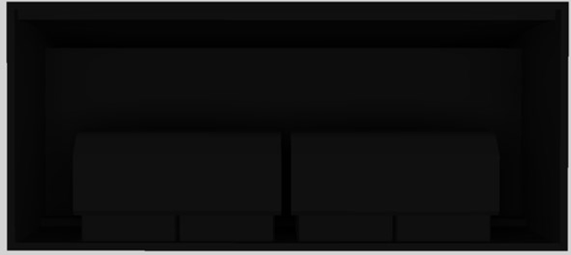 Vent-A-Hood® 54" Black Wall Mounted Range Hood-3