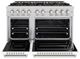 ZLINE 48" 6.7 cu. ft. Gas Range with 8 Burner DuoPro™ Cooktop and Dual Ovens with White Matte Doors -1