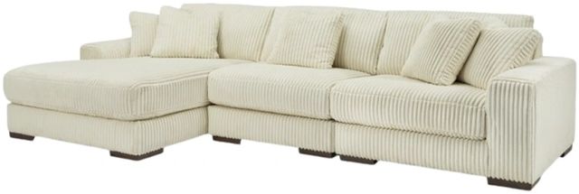 Signature Design by Ashley® Lindyn 3-Piece Ivory Left-Arm Facing Sectional and Chaise-0